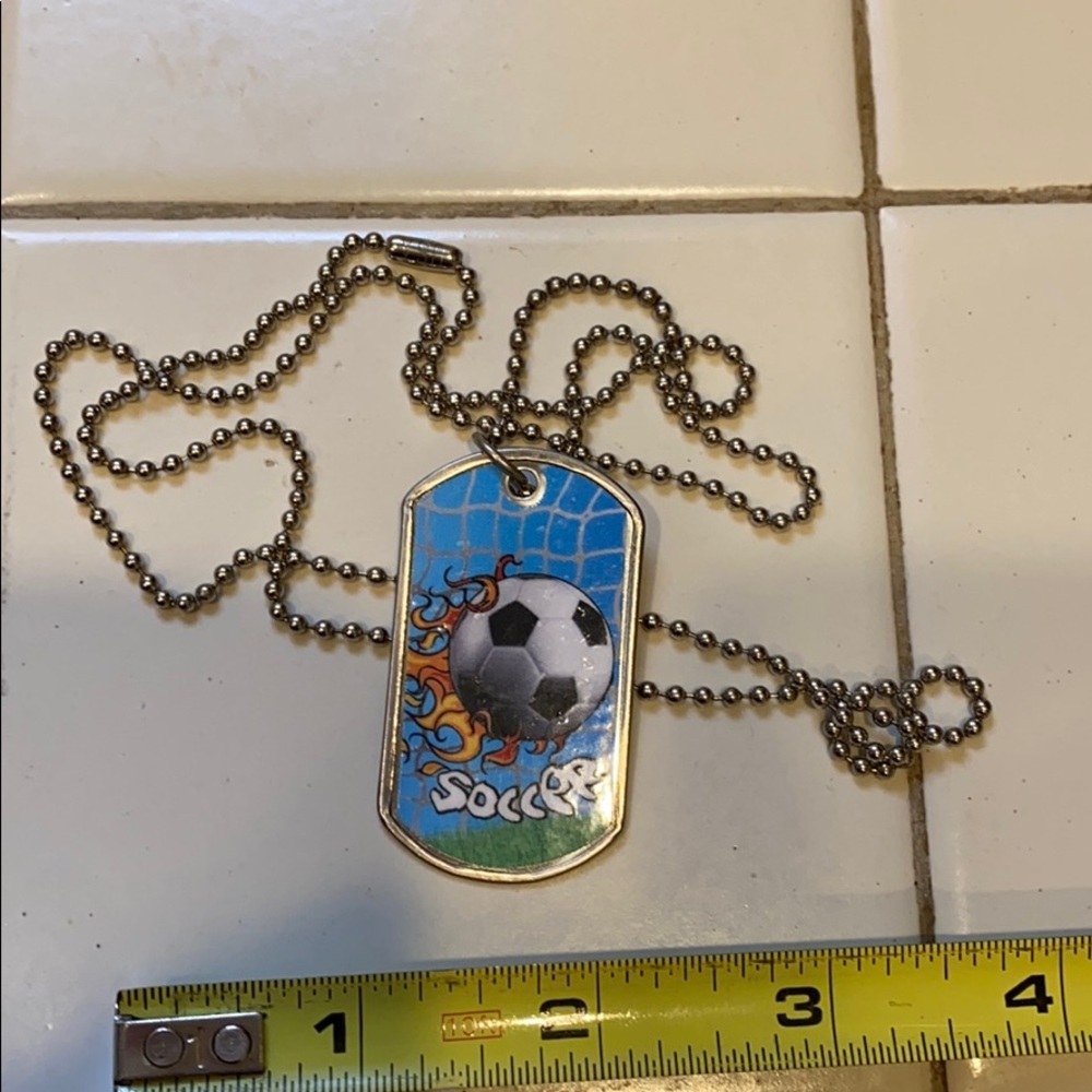2020 YSA Soccer charms necklace in good condition